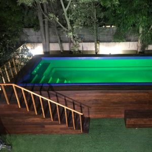 בריכה 4.5*2 עומק 1.00