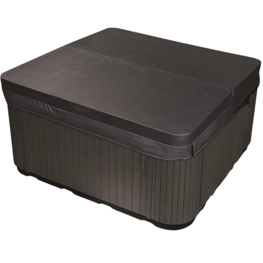 כיסוי תרמי קשיח לג'קוזי שחור – הגנה מקסימלית במידות 2.30x2.30 - קיים גם בחום ואפור